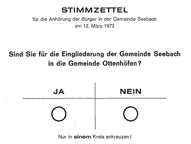  Stimmzettel Bürgerentscheid 