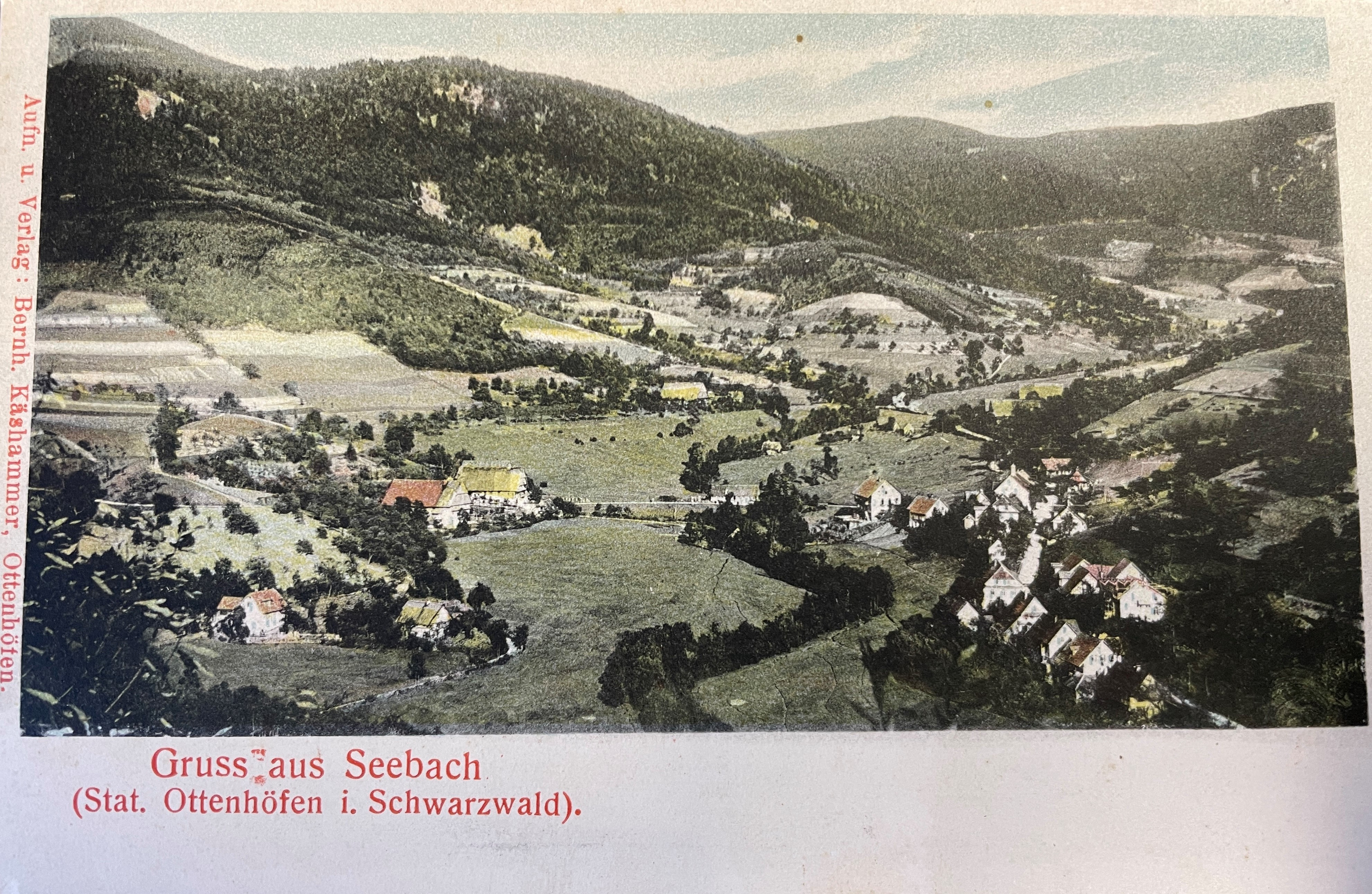                                                     Ortsbild um 1900                                    